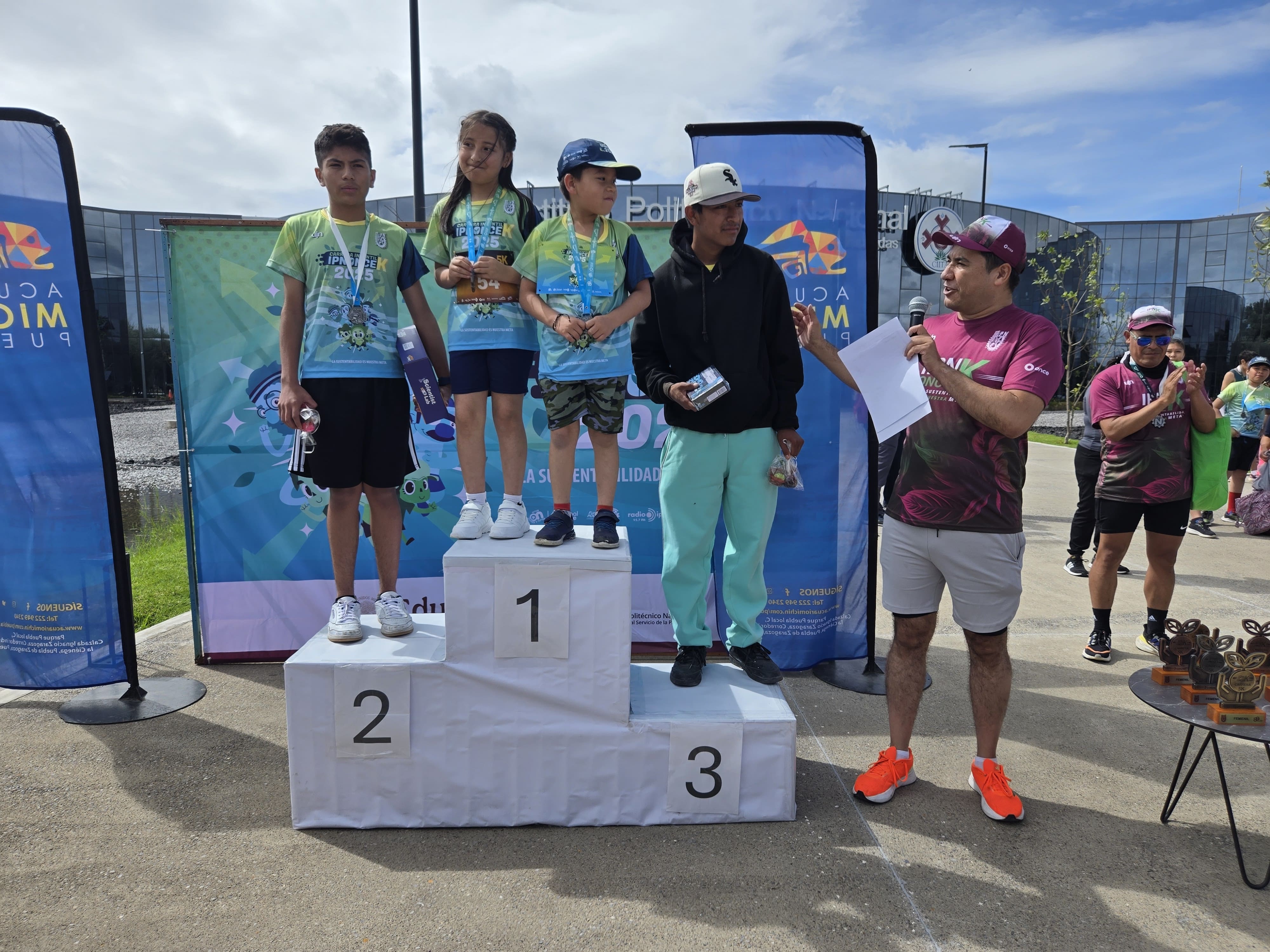 Ganadores infantil varonil